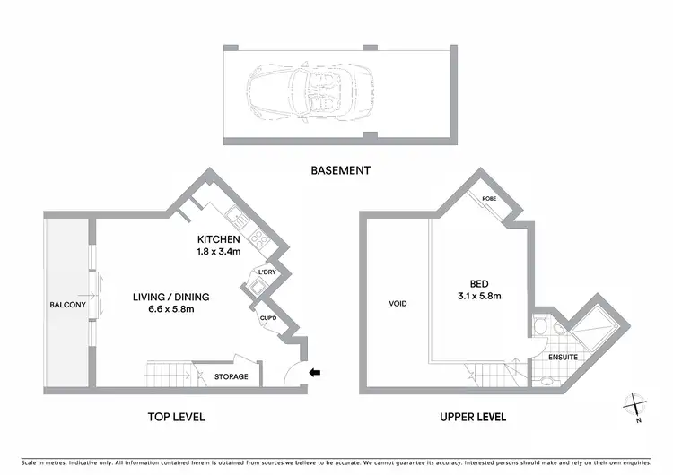 Floorplan of Homely apartment listing, 408/2 Langley Avenue, Cremorne NSW 2090