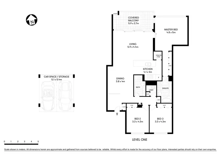 Floorplan of Homely unit listing, 17/18 Cambridge Street, Cammeray NSW 2062