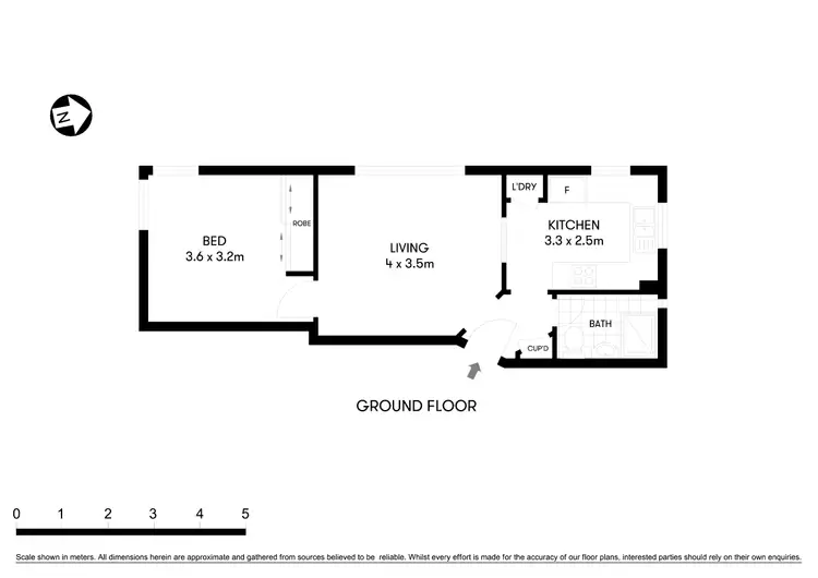 Floorplan of Homely apartment listing, 3/339A Alfred Street North, Neutral Bay NSW 2089