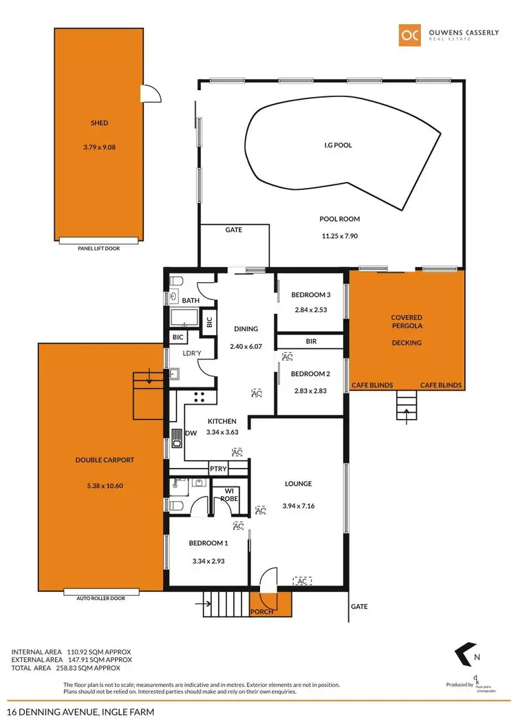 Floorplan of Homely house listing, 16 Denning Avenue, Ingle Farm SA 5098