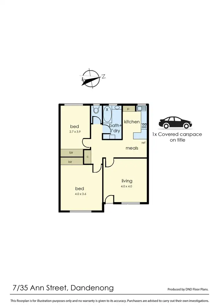 Floorplan of Homely apartment listing, 7/35 Ann Street, Dandenong VIC 3175