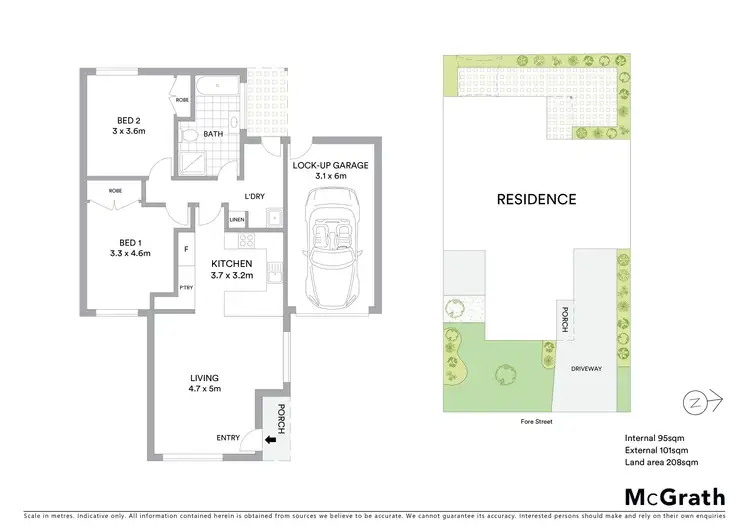Floorplan of Homely unit listing, 17B Fore Street, Lake Wendouree VIC 3350