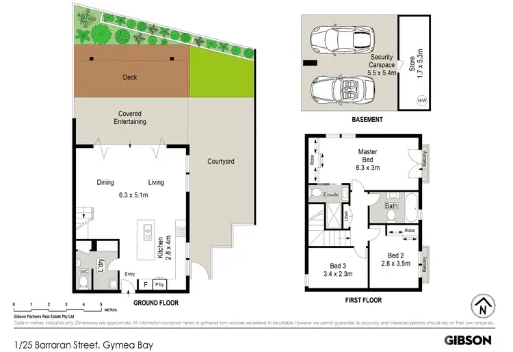 Floorplan of Homely townhouse listing, 1/25-27 Barraran Street, Gymea Bay NSW 2227