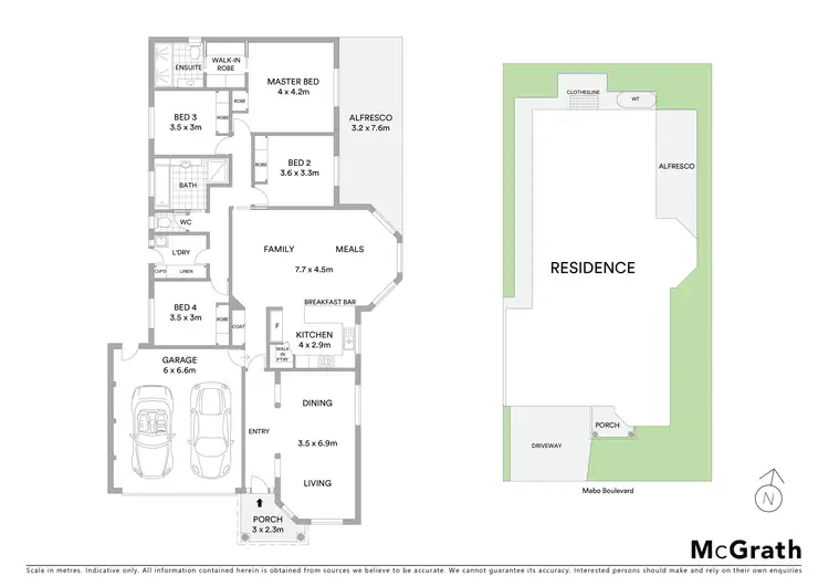 Floorplan of Homely house listing, 169 Mabo Boulevard, Bonner ACT 2914