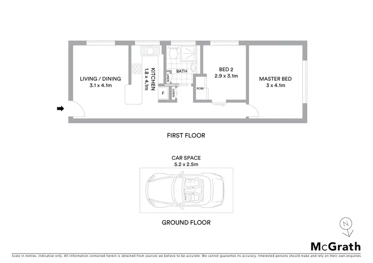 Floorplan of Homely apartment listing, 7/33 Dalley Street, Queenscliff NSW 2096