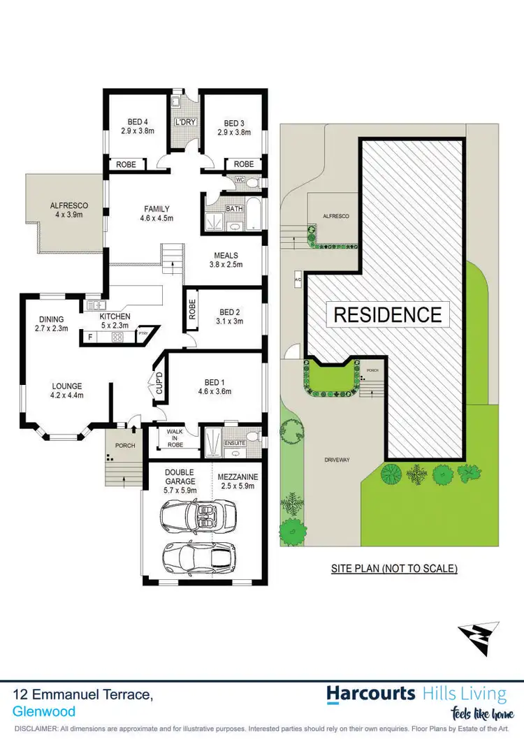 Floorplan of Homely house listing, 12 Emmanuel Terrace, Glenwood NSW 2768