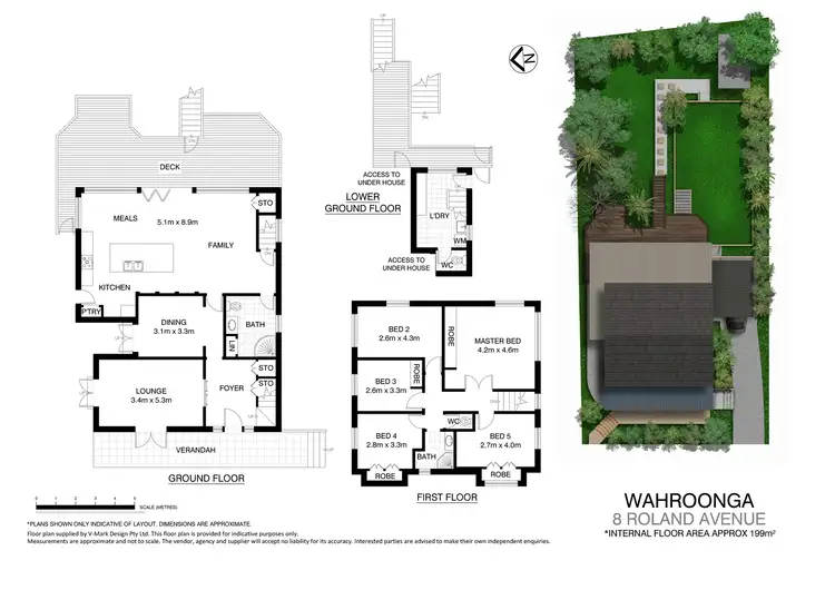 Floorplan of Homely house listing, 8 Roland Avenue, Wahroonga NSW 2076