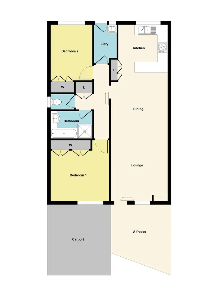Floorplan of Homely house listing, 6 Banksia Street, Ararat VIC 3377