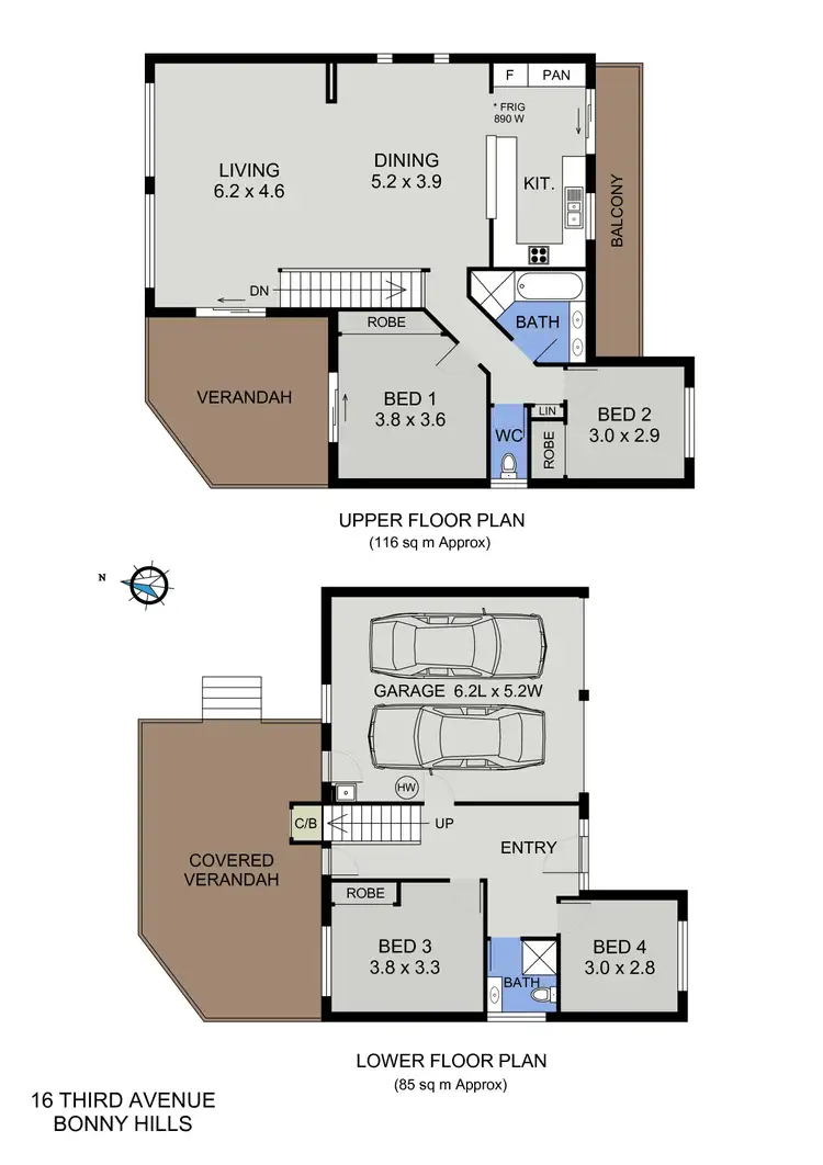 Floorplan of Homely house listing, 16 Third Avenue, Bonny Hills NSW 2445