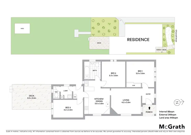 Floorplan of Homely house listing, 9 Oconnell Street, Geelong West VIC 3218