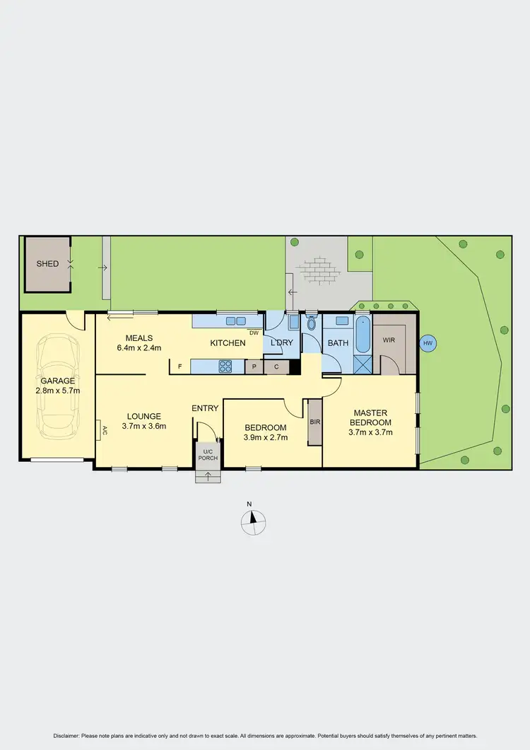 Floorplan of Homely unit listing, 4/54 Fersfield Road, Gisborne VIC 3437