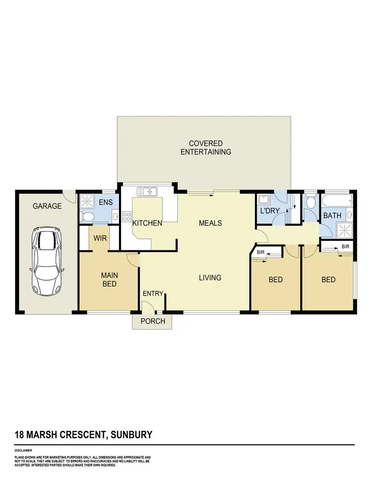 Floorplan of Homely house listing, 18 Marsh Crescent, Sunbury VIC 3429