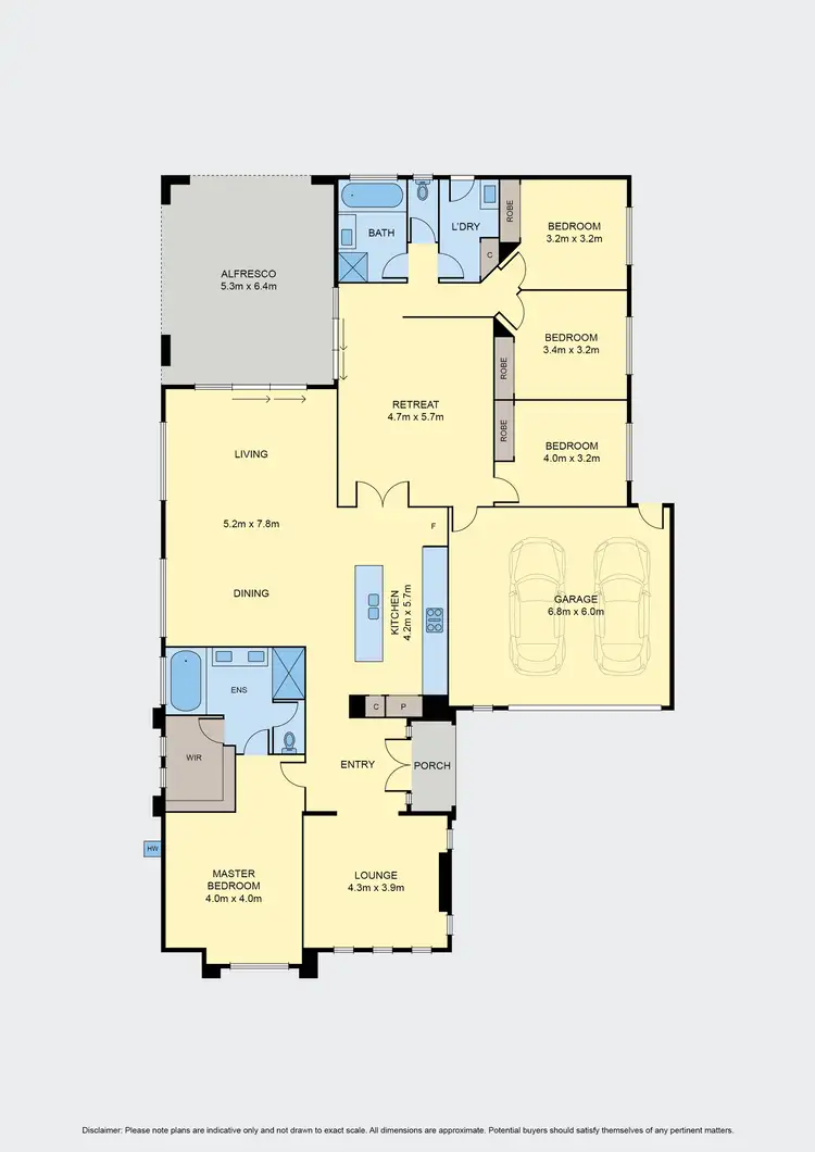 Floorplan of Homely house listing, 1 Wyralla Crescent, Gisborne VIC 3437