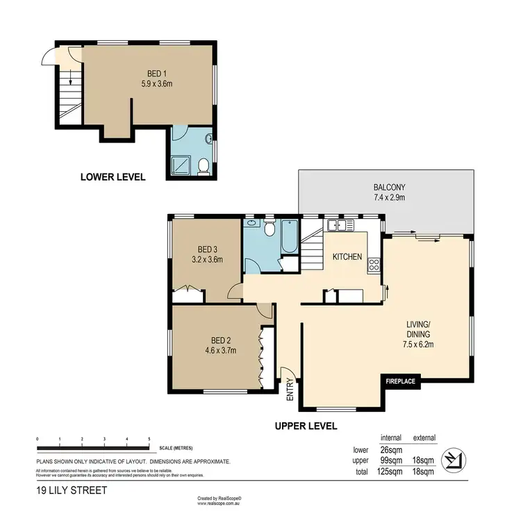 Floorplan of Homely house listing, 19 Lily Street, Indooroopilly QLD 4068