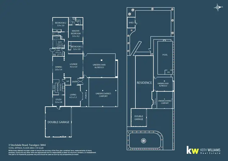Floorplan of Homely house listing, 3 Stockdale Road, Traralgon VIC 3844