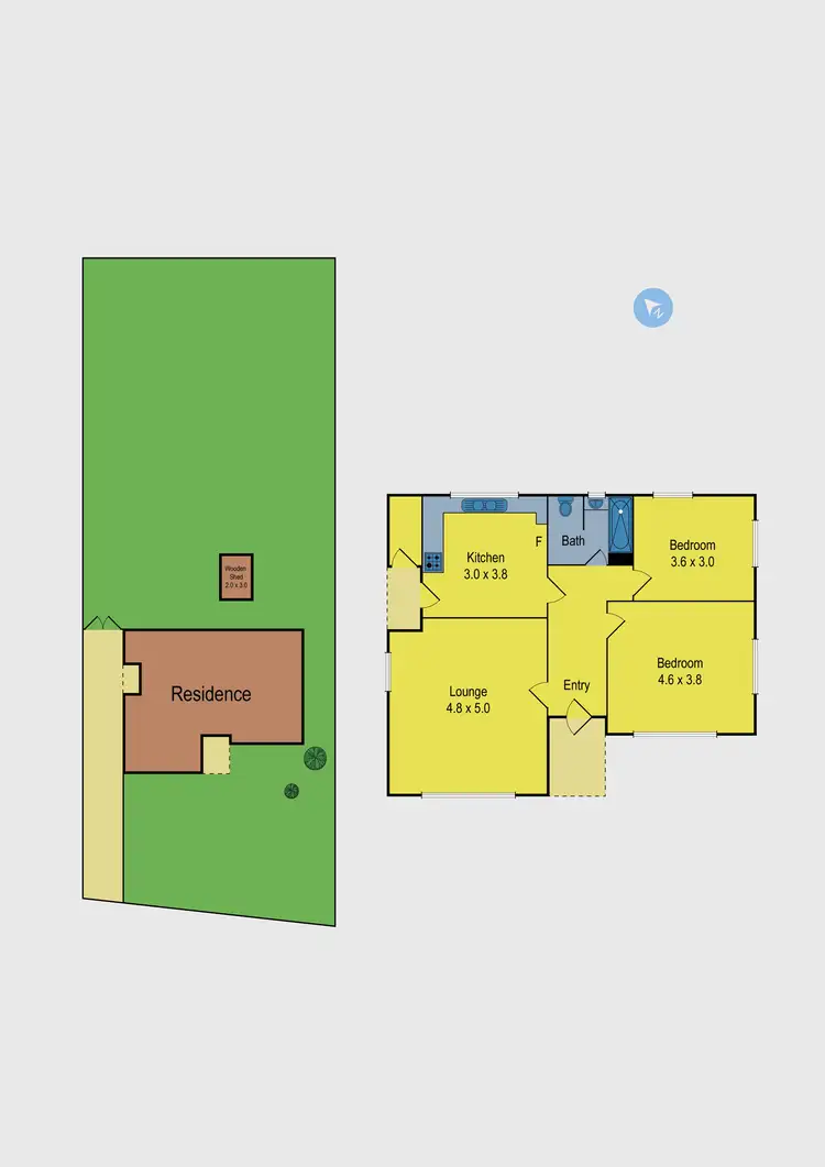 Floorplan of Homely house listing, 731 Pascoe Vale Road, Glenroy VIC 3046