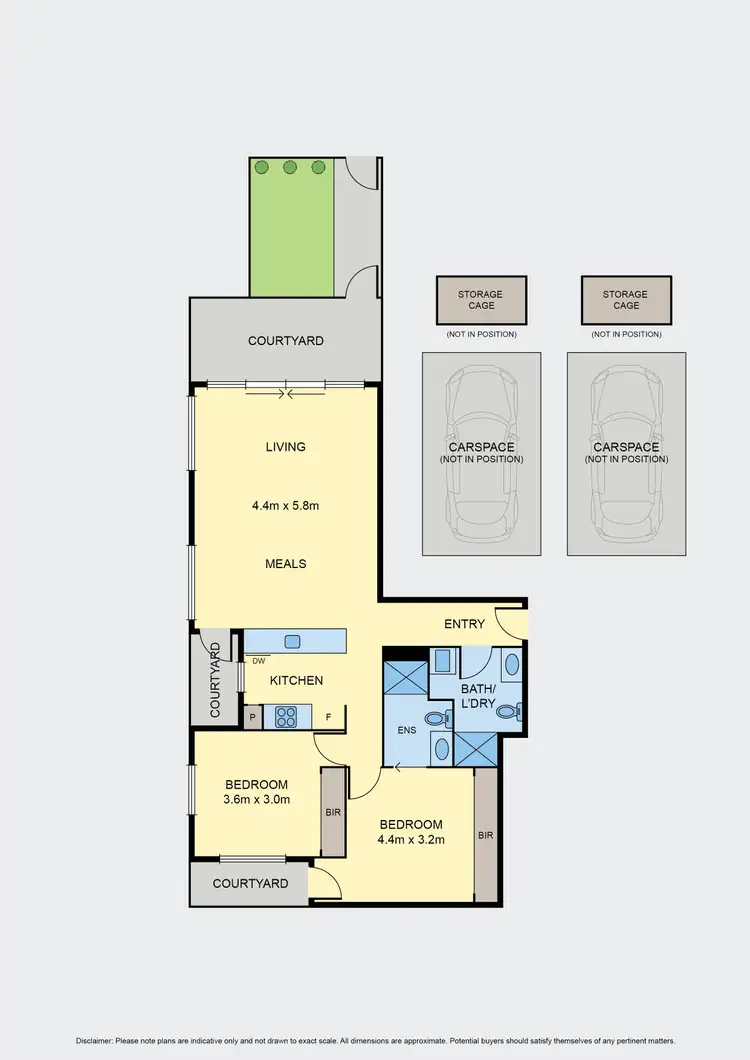 Floorplan of Homely apartment listing, G01D/23 Cumberland Road, Pascoe Vale South VIC 3044