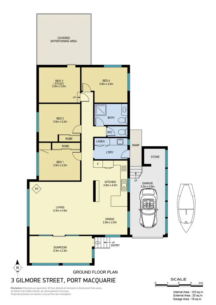 Floorplan of Homely house listing, 3 Gilmore Street, Port Macquarie NSW 2444