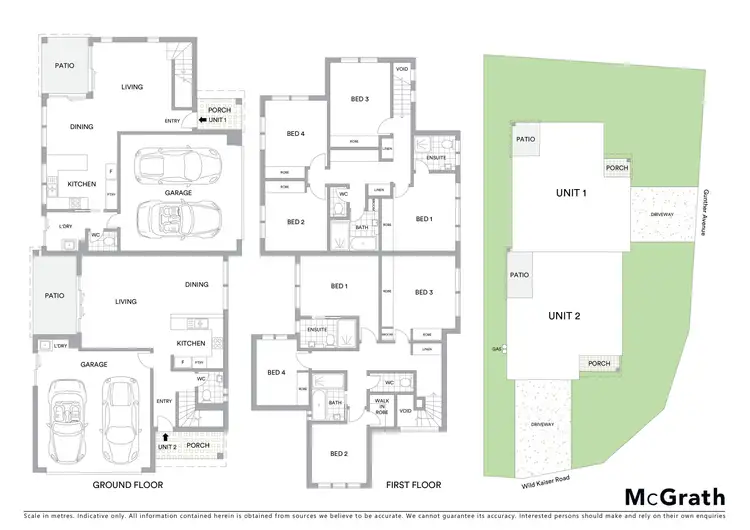 Floorplan of Homely semi-detached listing, 33 Gunther Avenue, Coomera QLD 4209