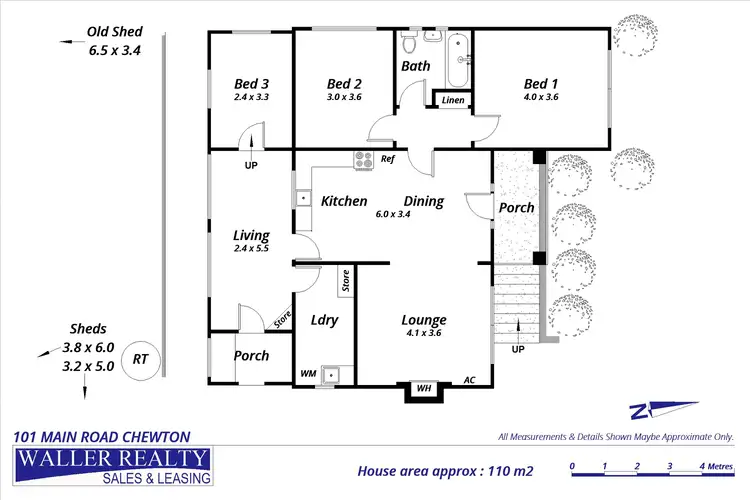 Floorplan of Homely house listing, 101 Main Road, Chewton VIC 3451