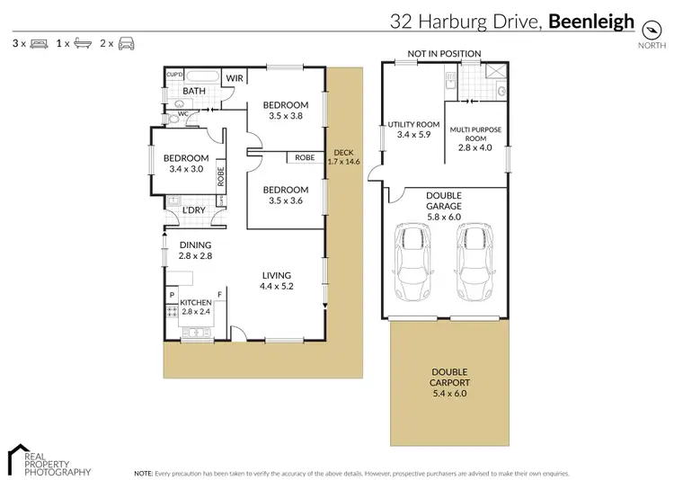 Floorplan of Homely house listing, 32 Harburg Drive, Beenleigh QLD 4207