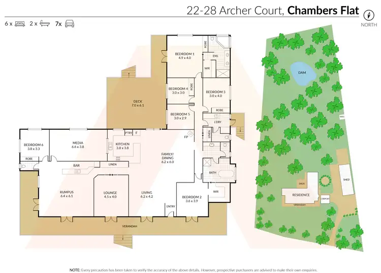 Floorplan of Homely house listing, 22-28 Archer Court, Chambers Flat QLD 4133