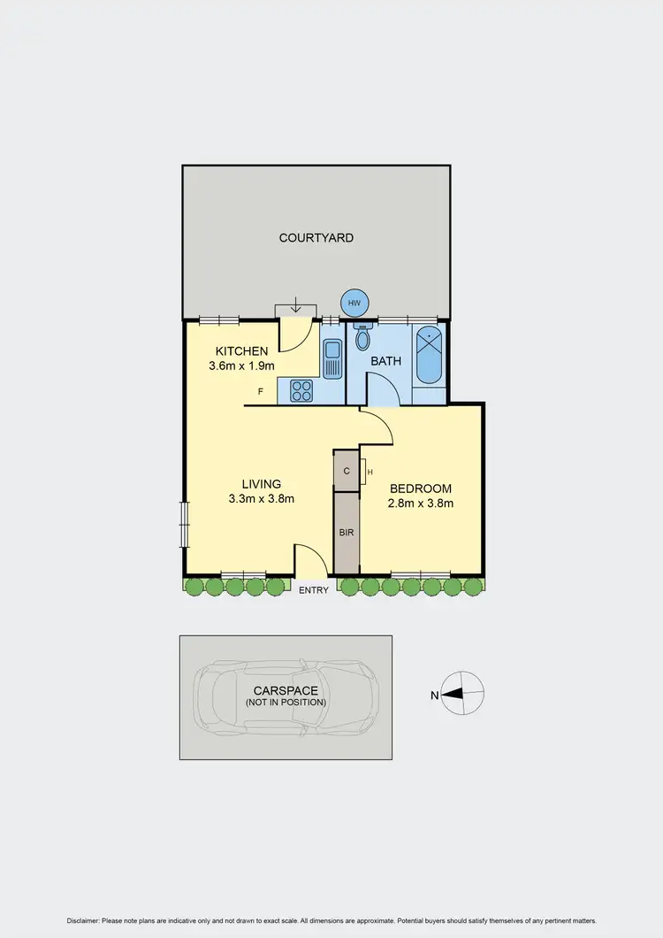 Floorplan of Homely unit listing, 7/9-11 Chris Court, Oak Park VIC 3046
