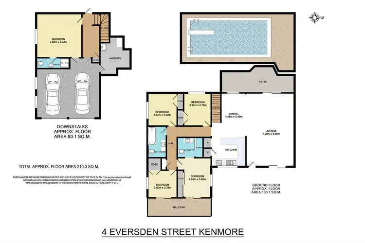 Floorplan of Homely house listing, 4 Eversden Street, Kenmore QLD 4069