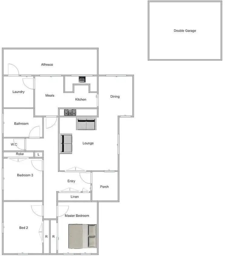 Floorplan of Homely house listing, 413 Police Road, Mulgrave VIC 3170