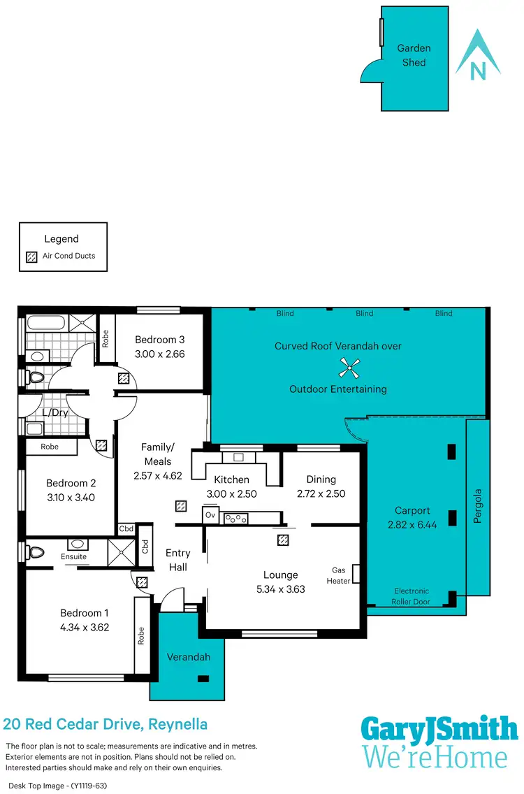Floorplan of Homely house listing, 20 Red Cedar Drive, Reynella SA 5161