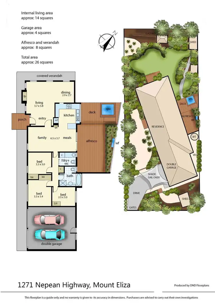 Floorplan of Homely house listing, 1271 Nepean Highway, Mount Eliza VIC 3930