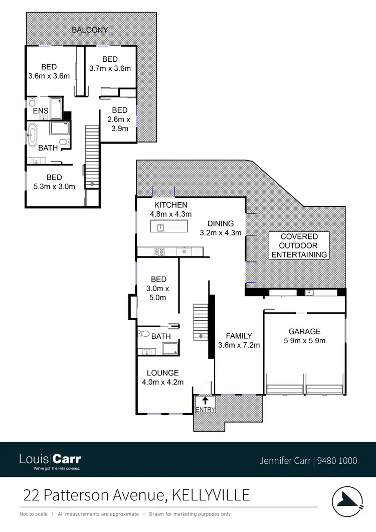 Floorplan of Homely house listing, 22 Patterson Avenue, Kellyville NSW 2155