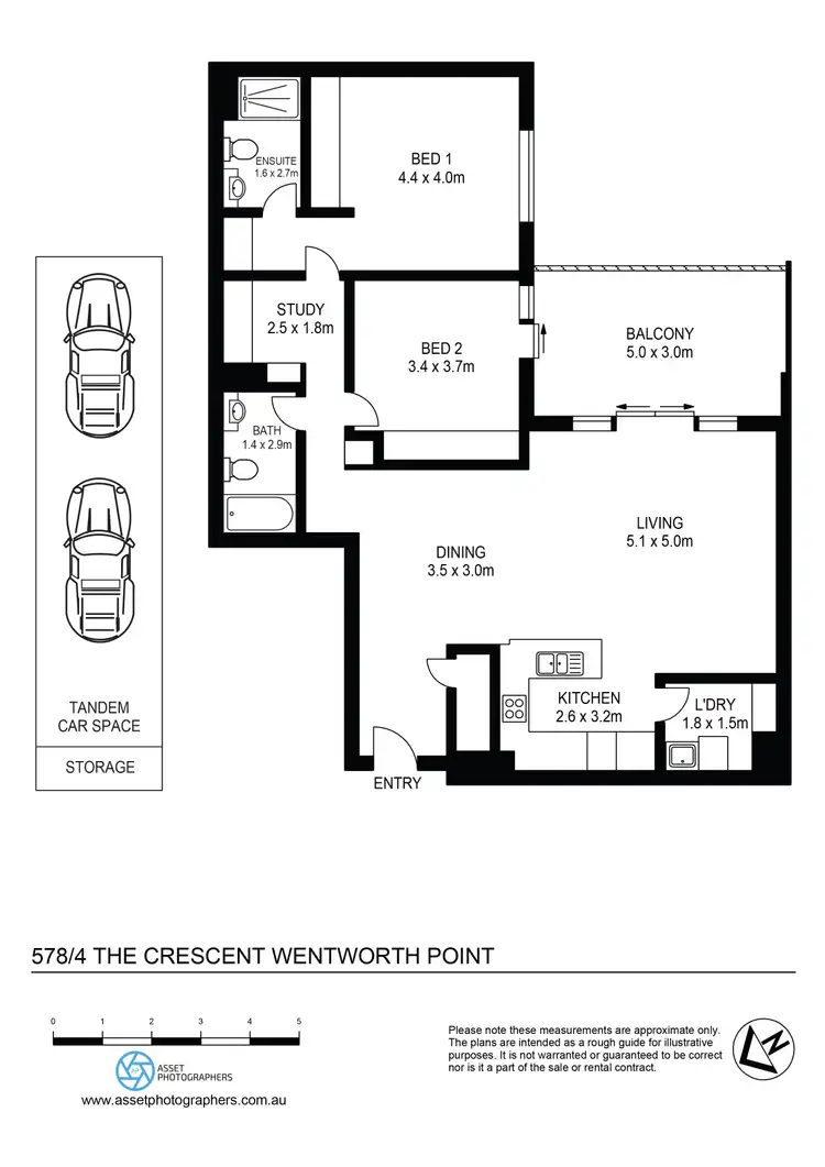 Floorplan of Homely apartment listing, 578/4 The Crescent, Wentworth Point NSW 2127