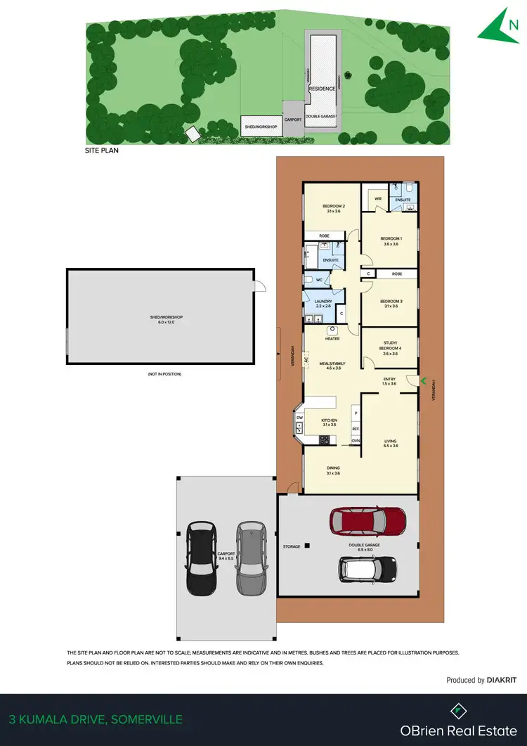 Floorplan of Homely house listing, 3 Kumala Drive, Somerville VIC 3912