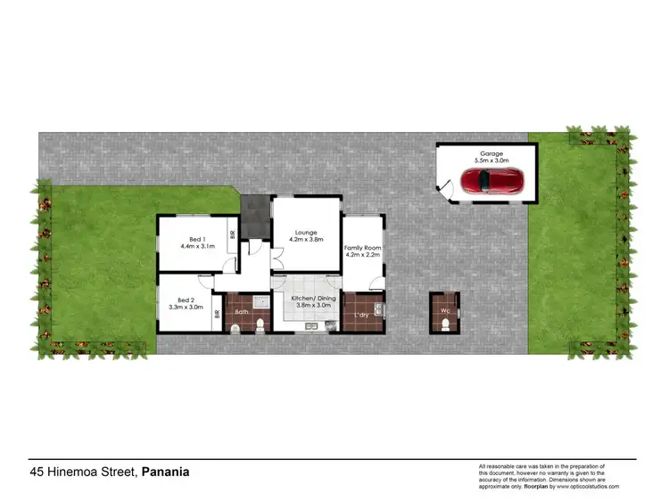 Floorplan of Homely house listing, 45 Hinemoa Street, Panania NSW 2213