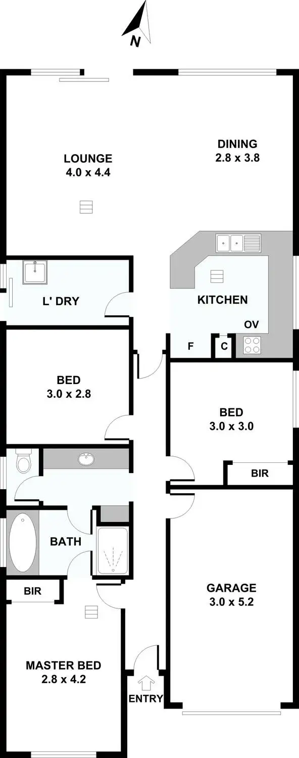 Floorplan of Homely house listing, 19 Cairns Crescent, Riverton SA 5412