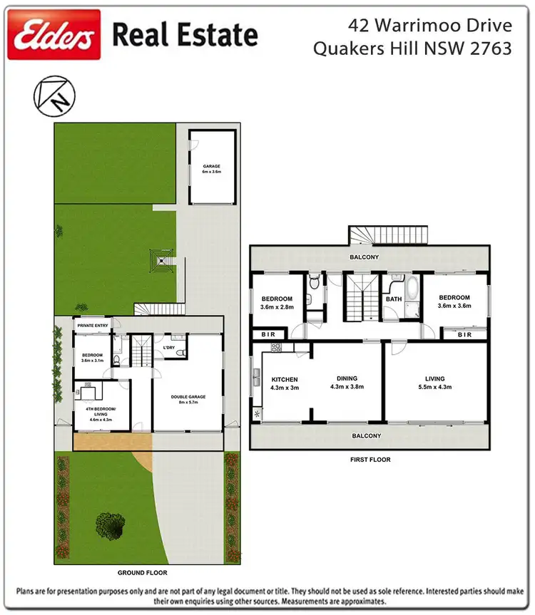 Floorplan of Homely house listing, 42 Warrimoo Drive, Quakers Hill NSW 2763