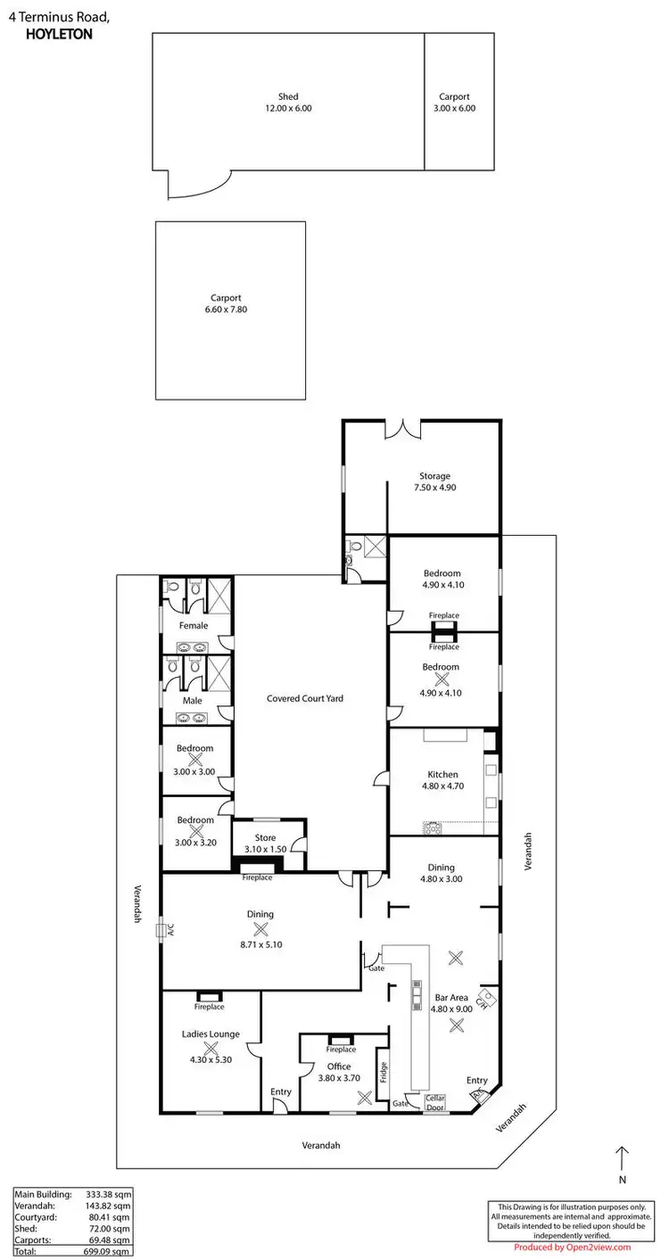 Floorplan of Homely land listing, 4 Terminus Street, Hoyleton SA 5453