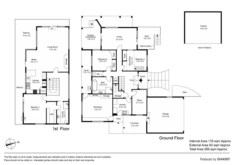 Floorplan of Homely house listing, 58 Orton Street, Ocean Grove VIC 3226