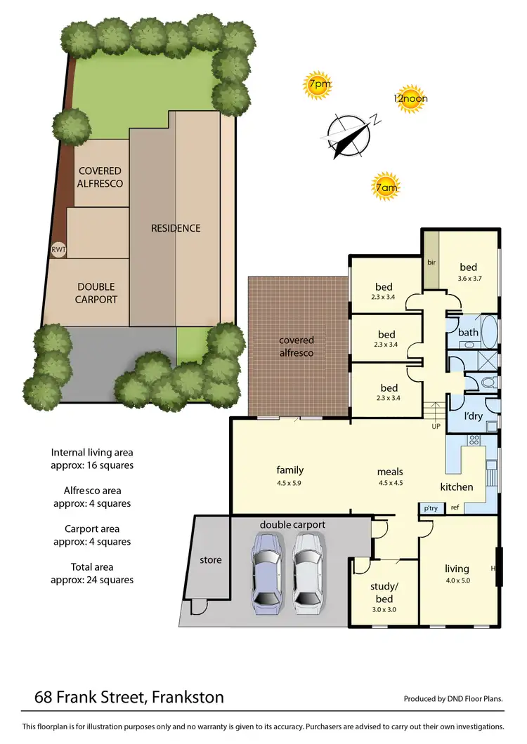 Floorplan of Homely house listing, 68 Frank Street, Frankston VIC 3199