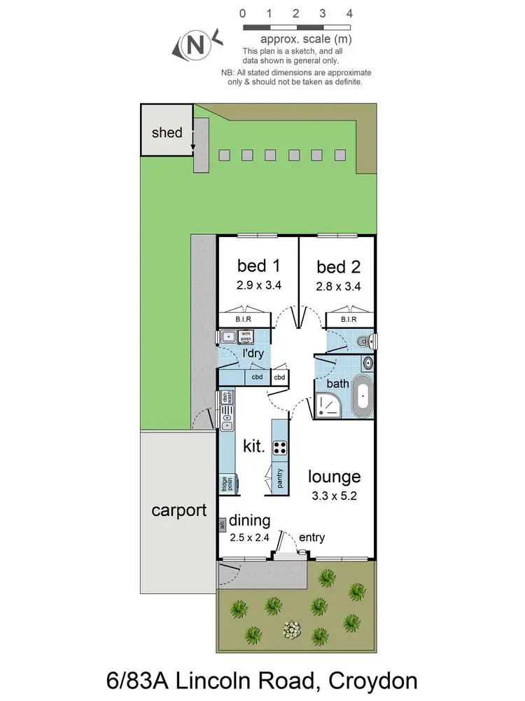Floorplan of Homely unit listing, 6/83A Lincoln Road, Croydon VIC 3136