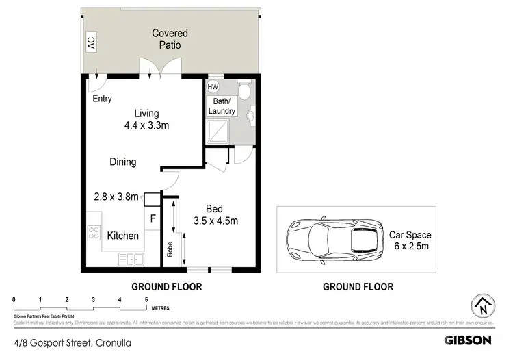 Floorplan of Homely apartment listing, 4/8 Gosport Street, Cronulla NSW 2230