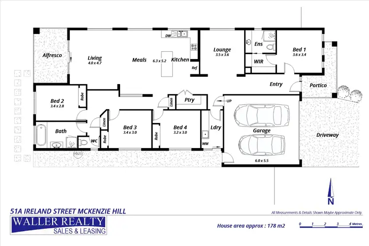 Floorplan of Homely house listing, 51A Ireland Street, Mckenzie Hill VIC 3451