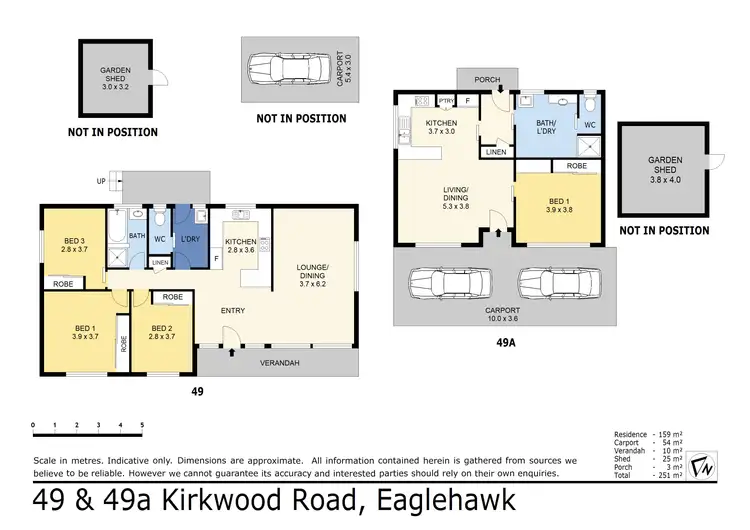 Floorplan of Homely house listing, 49 Kirkwood Road, Eaglehawk VIC 3556