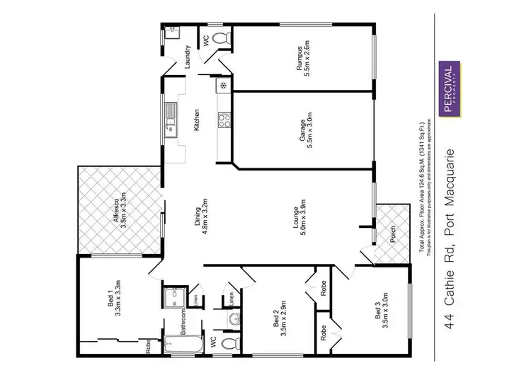 Floorplan of Homely house listing, 44 Cathie Road, Port Macquarie NSW 2444