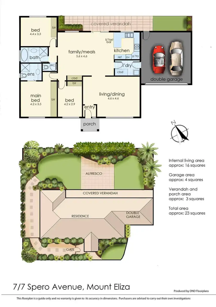 Floorplan of Homely unit listing, 7/7 Spero Avenue, Mount Eliza VIC 3930