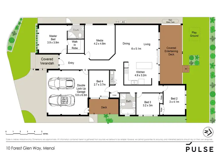 Floorplan of Homely house listing, 10 Forest Glen Way, Menai NSW 2234
