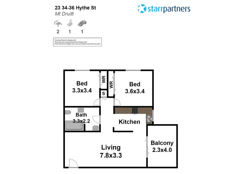 Floorplan of Homely unit listing, 23/34-36 Hythe Street, Mount Druitt NSW 2770