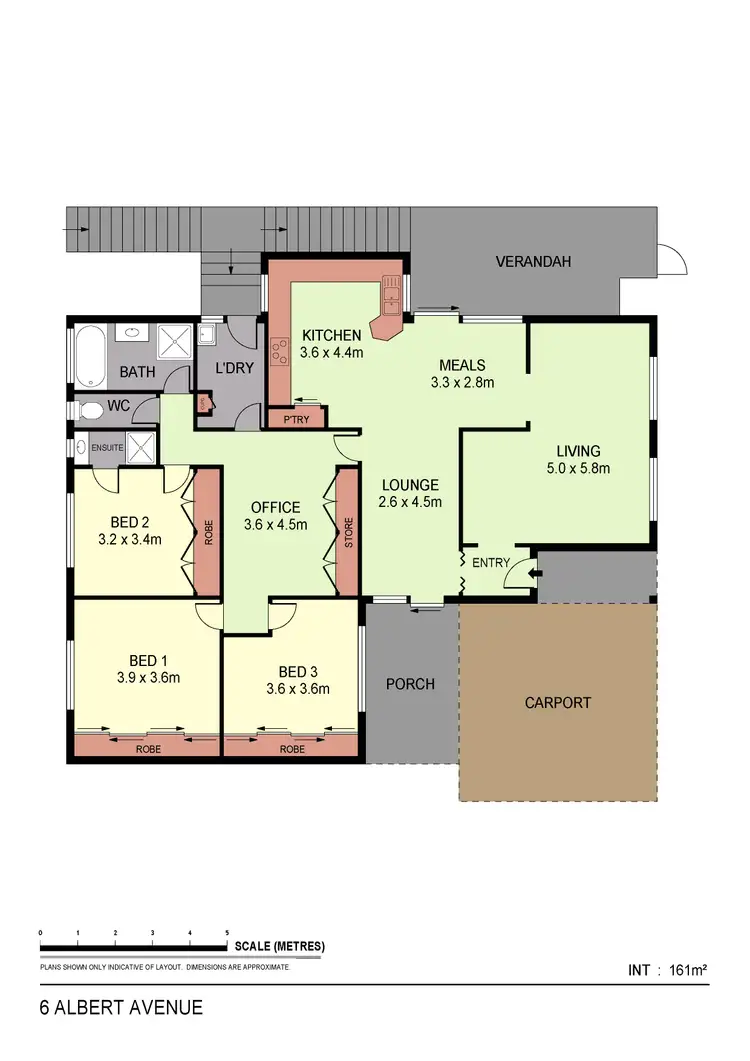 Floorplan of Homely house listing, 6 Albert Avenue, Strathdale VIC 3550