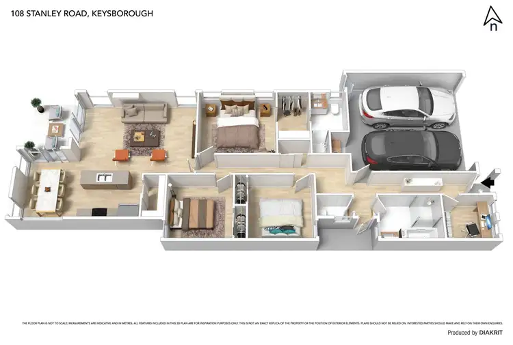 Floorplan of Homely house listing, 108 Stanley Road, Keysborough VIC 3173